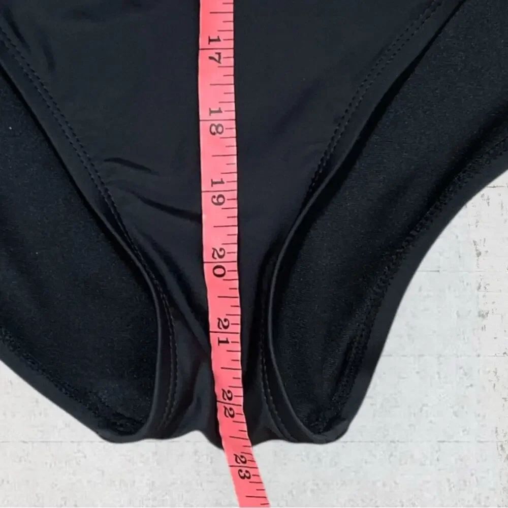 Hurley Women's UPF 50+ Sun Protection One Piece Swimsuit Adjustable Size L